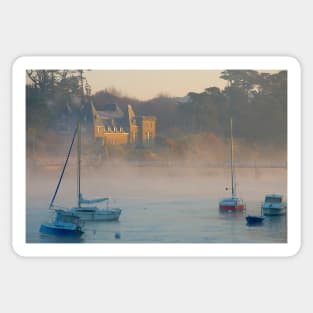 Le Conquet - La passerelle dans la brume Sticker